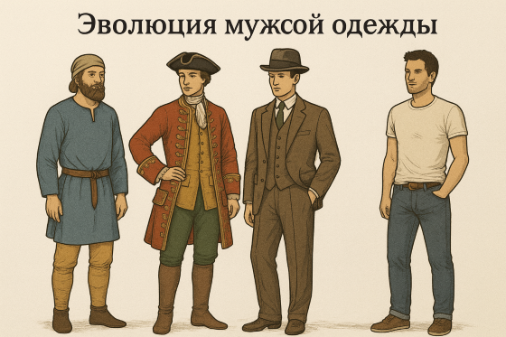Эволюция мужской одежды Эволюция мужской одежды